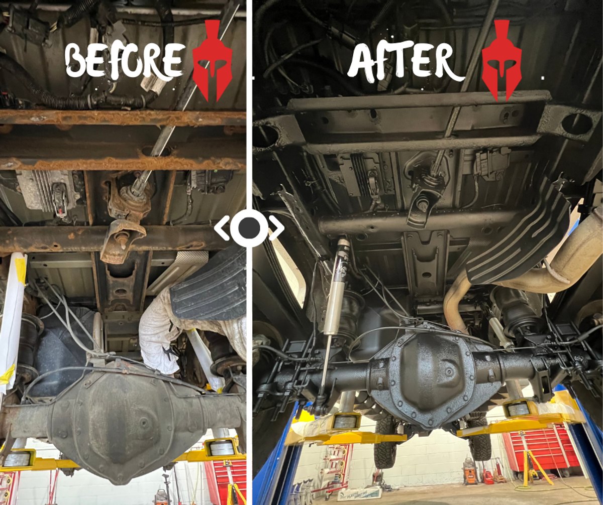 Waxoyl undercoating before